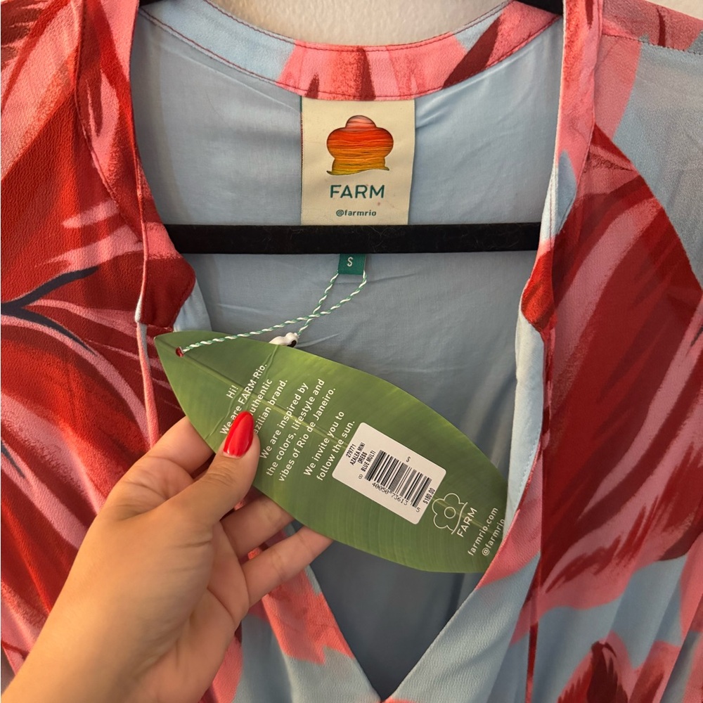 NWT FARM Rio Azalea Mini Dress - Picture 4 of 4